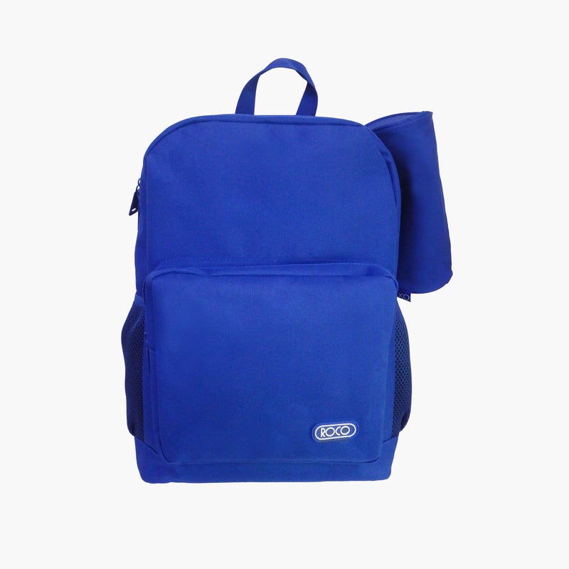 Solid Blue Backpack for Kids